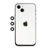 Mey İthalat® iPhone 14 Shine Kamera Lens - Gümüş