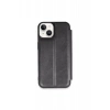 Mey İthalat®   iPhone 15 Kılıf Flip Cover - Siyah