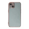 Mey İthalat®  iPhone 15 Kılıf Volet Silikon - Açık Yeşil