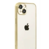 Mey İthalat®   iPhone 15  Lensli Silikon - Gold