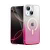 Mey İthalat®   iPhone 15 Plus Pummel Shiny Magsafe Kapak - Pembe