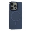Mey İthalat® iPhone 15 Pro Kılıf Anka PC Magneticsafe Sert Metal Kapak - Lacivert