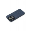 Mey İthalat® iPhone 15 Pro Kılıf Anka PC Magneticsafe Sert Metal Kapak - Lacivert