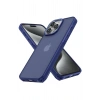 Mey İthalat® iPhone 15 Pro Kılıf Elegant Kapak - Lacivert