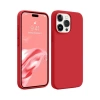 Mey İthalat®  iPhone 15 Pro Kılıf First Silikon - Kırmızı