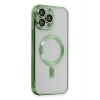 Mey İthalat®  iPhone 15 Pro Kılıf Kross Magneticsafe Kapak - Koyu Yeşil