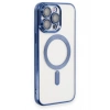 Mey İthalat®  iPhone 15 Pro Kılıf Kross Magneticsafe Kapak - Lacivert