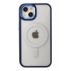 Mey İthalat® iPhone 15 Pro Kılıf Room Magneticsafe Silikon - Lacivert