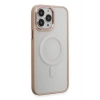 Mey İthalat® iPhone 15 Pro Kılıf Room Magneticsafe Silikon - Pudra