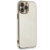Mey İthalat®  iPhone 15 Pro Kılıf Volet Silikon - Beyaz