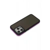 Mey İthalat®  iPhone 15 Pro Max Harvel Kapak - Derin Mor
