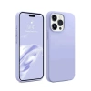 Mey İthalat®  iPhone 15 Pro Max Kılıf First Silikon - Lila