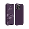Mey İthalat®  iPhone 15 Pro Max Kılıf First Silikon - Mürdüm