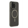 Mey İthalat® iPhone 15 Pro Max Kılıf Lodos Magneticsafe Mat Kapak - Titan Gri
