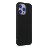 Mey İthalat®  iPhone 15 Pro Max Kılıf Nano içi Kadife Silikon - Siyah