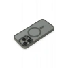 Mey İthalat® iPhone 15 Pro Max Kılıf Room Magneticsafe Silikon - Gri