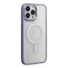 Mey İthalat® iPhone 15 Pro Max Kılıf Room Magneticsafe Silikon - Lila