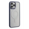 Mey İthalat® iPhone 15 Pro Max Kılıf Room Magneticsafe Silikon - Sierra Blue