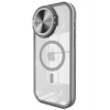 Mey İthalat®  iPhone 15 Pro Max Kılıf Teleskop Lens Magsafe Silikon Kapak - Titan Gri