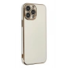 Mey İthalat®  iPhone 15 Pro Max Kılıf Volet Silikon - Beyaz