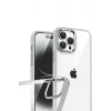 Mey İthalat®   iPhone 15 Pro Max  Lensli Silikon - Gümüş