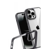 Mey İthalat®   iPhone 15 Pro Max  Lensli Silikon - Siyah