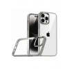 Mey İthalat®   iPhone 15 Pro Max  Lensli Silikon - Titan Gri