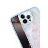 Mey İthalat® iPhone 15 Pro Max Lumi Desenli Kapak - Mavi