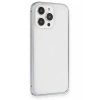 Mey İthalat®  iPhone 15 Pro Max Metal Bumper Mat Kapak - Gri
