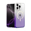 Mey İthalat®   iPhone 15 Pro Max Pummel Shiny Magsafe Kapak - Mor
