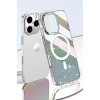 Mey İthalat®  iPhone 15 Pro Max Rasasi Simli Magsafe Kapak - Şeffaf