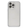 Mey İthalat® iPhone 15 Pro Metal Bumper Mat Kapak - Gri