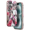 Mey İthalat®  iPhone 16 Flower Series Magsafe Kapak - Pembe