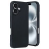 Mey İthalat®  iPhone 16 Kılıf Aras Deri Kapak - Siyah