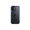 Mey İthalat®  iPhone 16 Kılıf Boyi Silikon Kapak - Lacivert