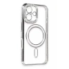Mey İthalat®   iPhone 16 Kılıf Joke Simli Magneticsafe Kılıf - Gri