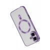 Mey İthalat®   iPhone 16 Kılıf Kross Magneticsafe Kapak - Mor