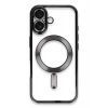Mey İthalat®  iPhone 16 Kılıf Kross Magneticsafe Kapak - Siyah