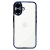 Mey İthalat®  iPhone 16 Kılıf  Lensli Silikon - Açık Mavi