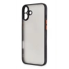 Mey İthalat®  iPhone 16 Kılıf Montreal Silikon Kapak - Siyah