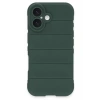 Mey İthalat®   iPhone 16 Kılıf Optimum Silikon - Koyu Yeşil