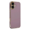 Mey İthalat®  iPhone 16 Kılıf Volet Silikon - Mor