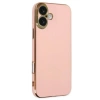 Mey İthalat®  iPhone 16 Kılıf Volet Silikon - Pembe