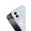 Mey İthalat® iPhone 16 Lumi Desenli Kapak - Mavi