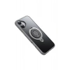 Mey İthalat®  iPhone 16 Plus Avatar 360 Dönen Magsafe Kapak - Titan Gri