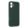 Mey İthalat®  iPhone 16 Plus Kılıf First Silikon - Koyu Yeşil