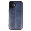 Mey İthalat®  iPhone 16 Plus Kılıf Flip Cover - Lacivert