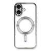 Mey İthalat®  iPhone 16 Plus Kılıf Kross Magneticsafe Kapak - Gümüş