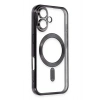 Mey İthalat®  iPhone 16 Plus Kılıf Kross Magneticsafe Kapak - Siyah
