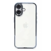 Mey İthalat®  iPhone 16 Plus Kılıf  Lensli Silikon - Açık Mavi